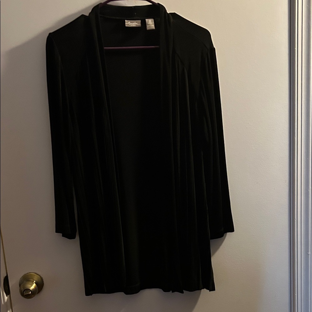 Chicos Travelers Black Cardigan